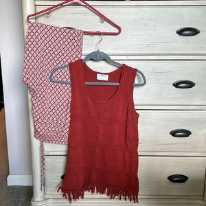 Old Navy cropped pants and sweater sold as an outfit for $25